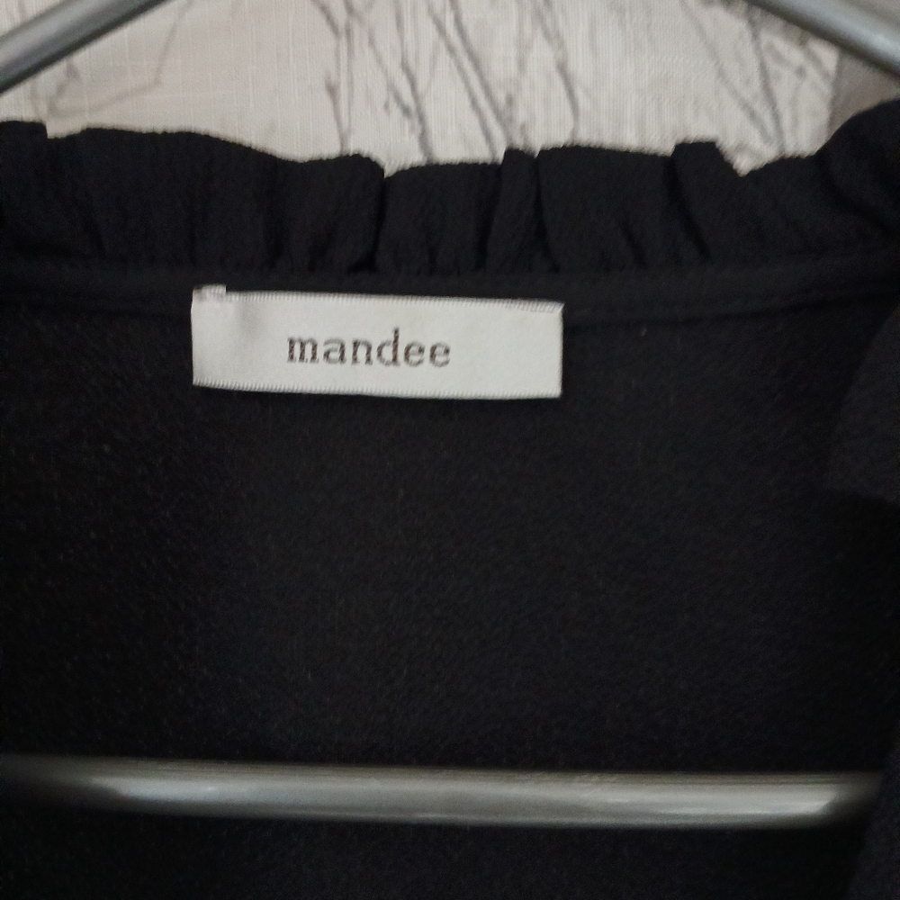 Mandee Elegant Black Blouse